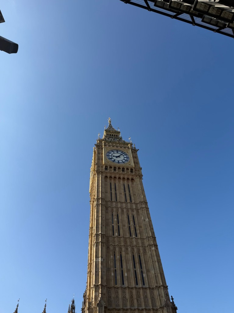 Big Ben view from Westminster Bridge