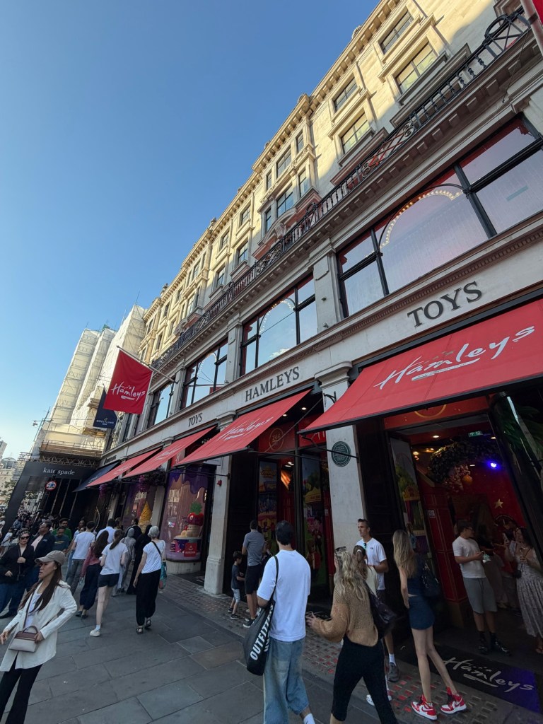 Kids playing at Hamley’s Toy Store London