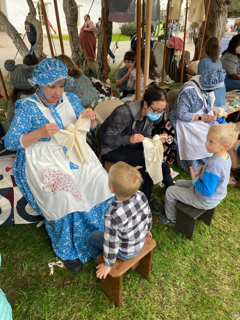 Kids at the Pioneer Festival in Old Town San Diego