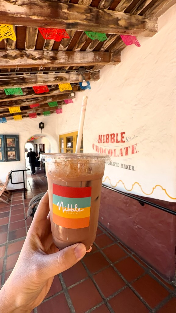 Mexican hot chocolate from Nibbles Chocolate at Fiesta de Reyes in Old Town San Diego